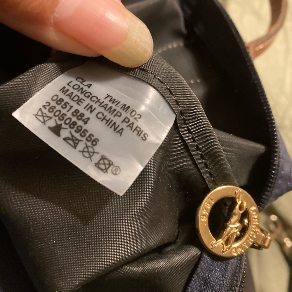 Authentic Longchap Tote Custom Made With A K On T… - image 3